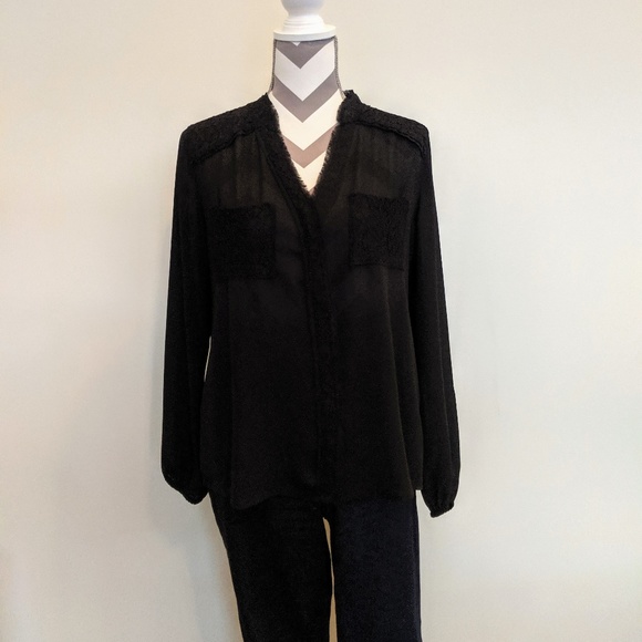 🦄 Alfani Long Sleeve Blouse (10) - Picture 1 of 4